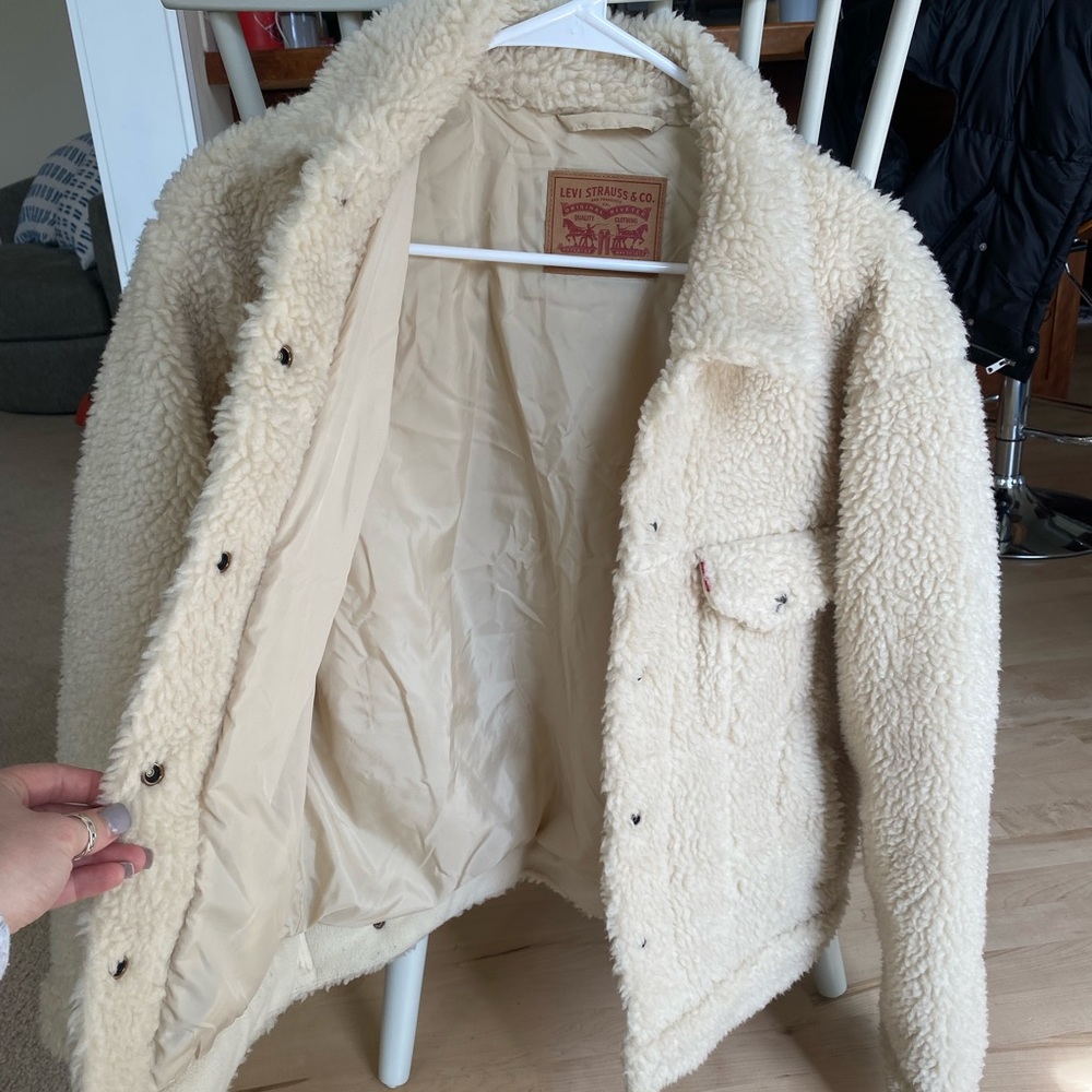 Levi’s Sherpa Button Up Jacket